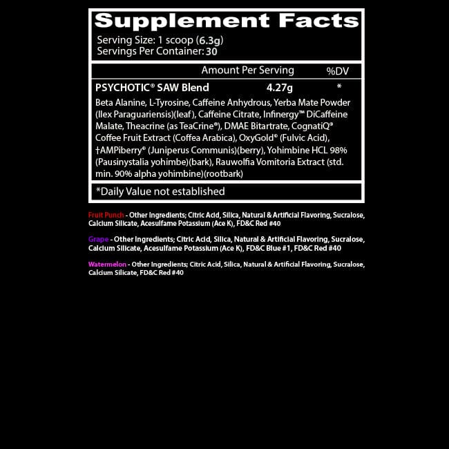 Psychotic SAW Sample - Fruit Punch (6 Pack) - Image 2